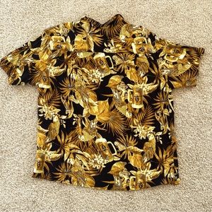 ❣️sold❣️PANAMA JACK | Hawaiian Tropical Party Parrot Shirt (2XL XXL)